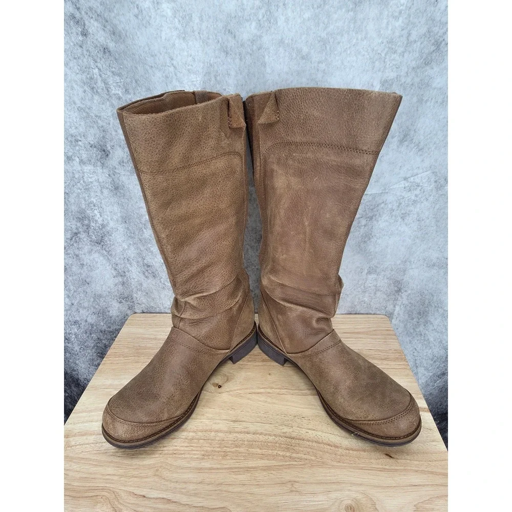 The North Face Bridgeton Riding Boots Womens 9.5 Brown Suede 200 Gram Waterproof